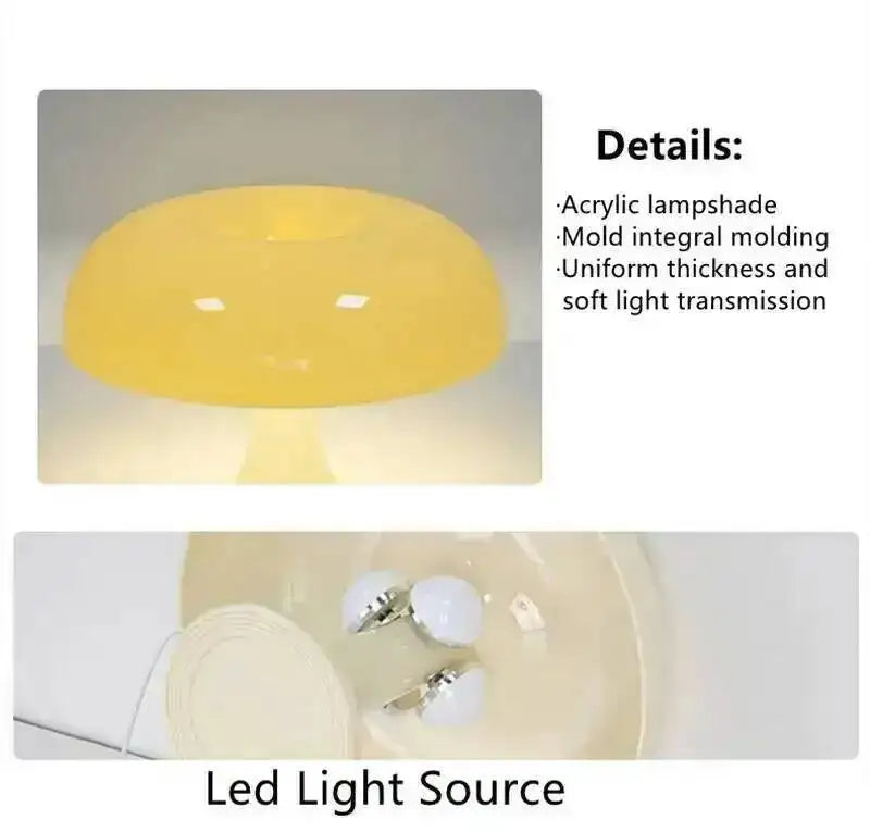 Đèn Bàn LED Hình Nấm