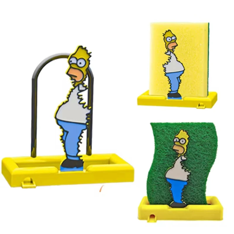 Giá Đỡ Mút Rửa Bát Hình Homer Simpson