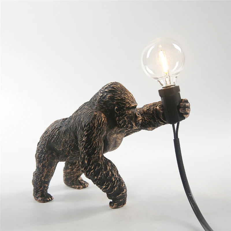 Đèn Bàn Resin Hình King Kong Nordic