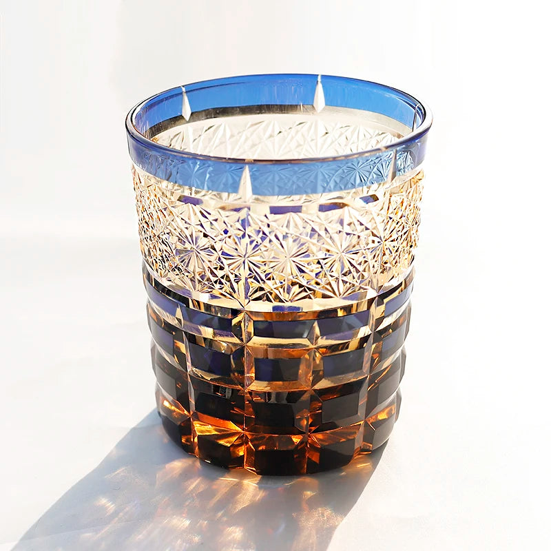 Ly Thủy Tinh Whiskey Edo Kiriko