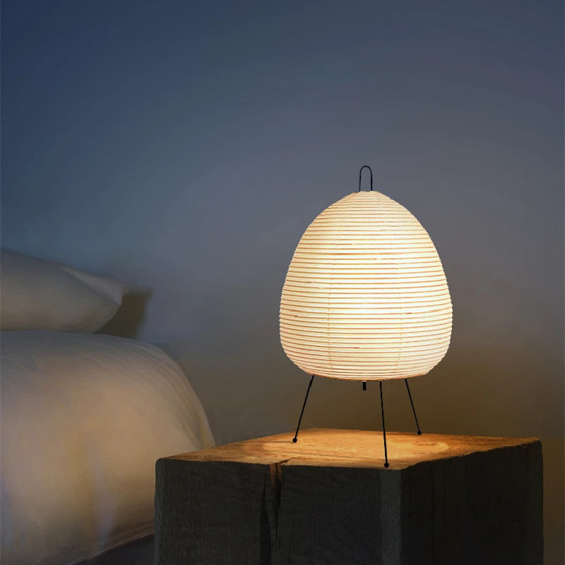 Đèn Bàn LED Giấy Xuyên Sáng