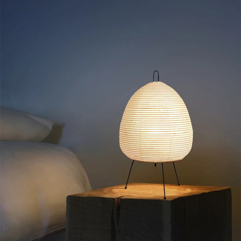Đèn Bàn LED Giấy Xuyên Sáng
