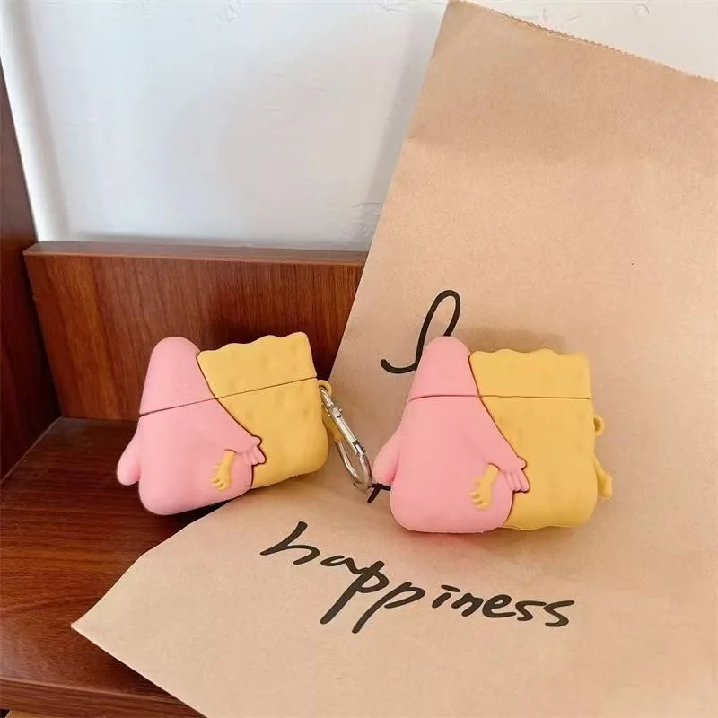 Ốp AirPods Hình Cặp Đôi Kèm Charm