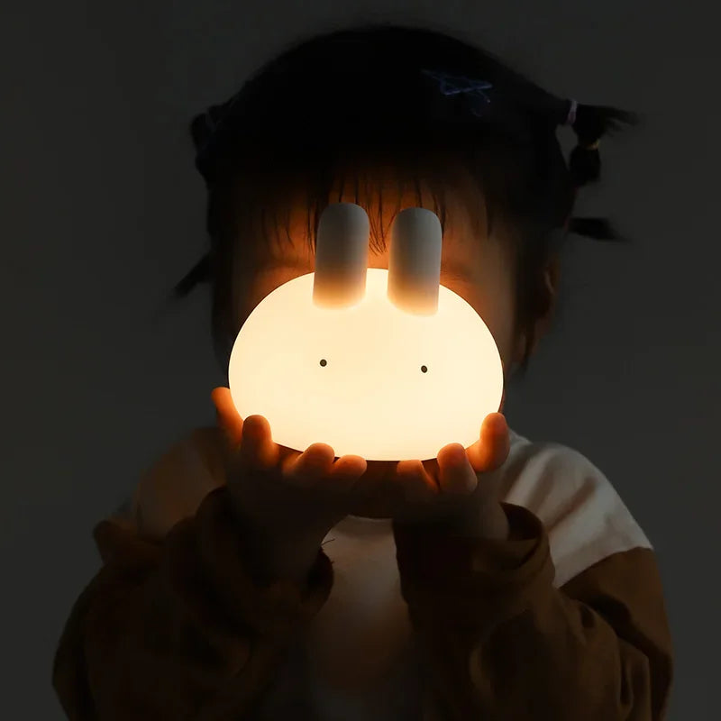 Đèn Ngủ Hình Thỏ Silicone