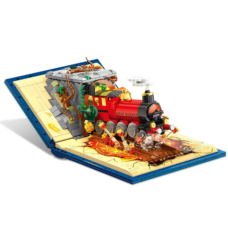Bộ Lắp Ráp Tàu Hỏa Hogwarts Express Và Nhà Ga