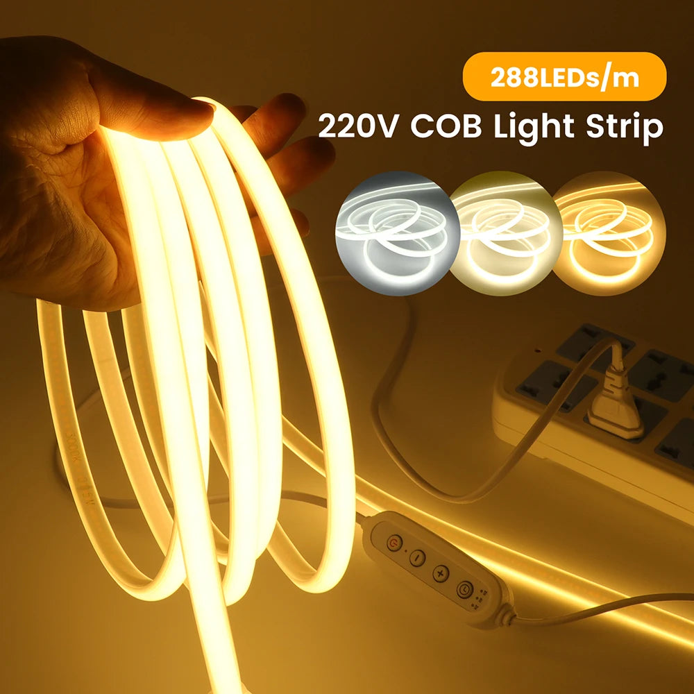 Đèn LED COB Neon Dây Linh Hoạt