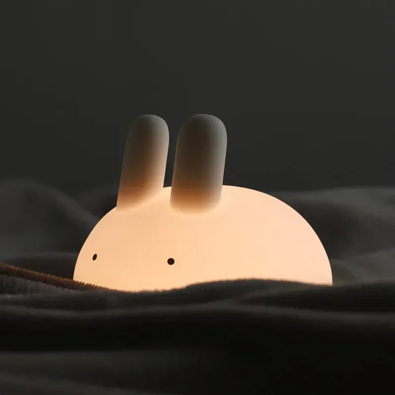 Đèn Ngủ Hình Thỏ Silicone