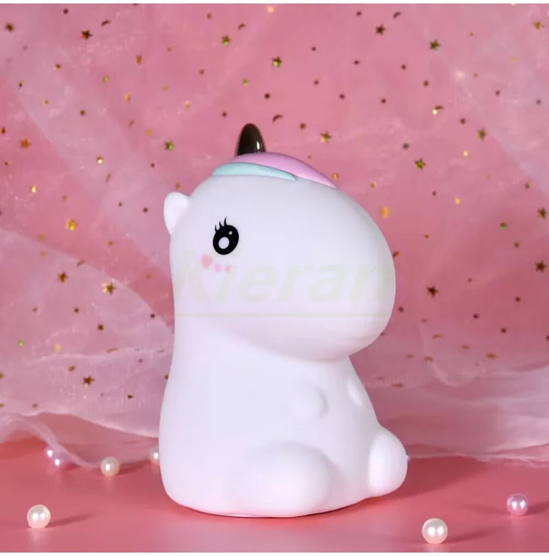 Đèn Ngủ LED Hình Kỳ Lân Silicone