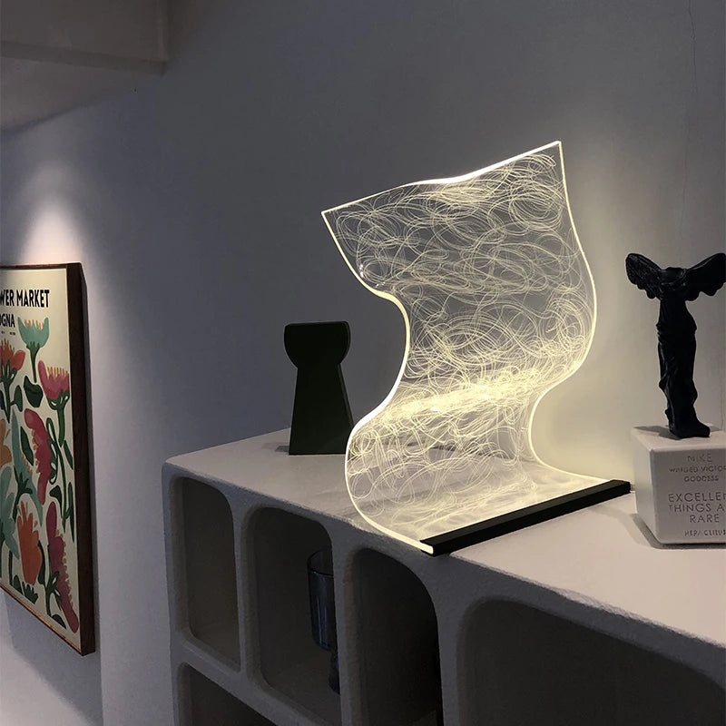 Đèn Bàn LED Acrylic