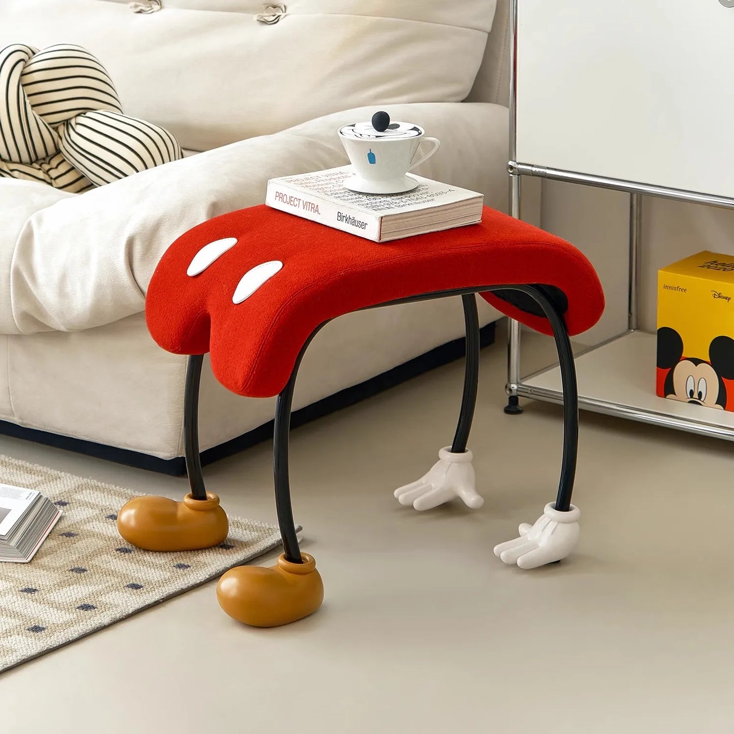 Ghế Đôn Hoạt Hình Mickey