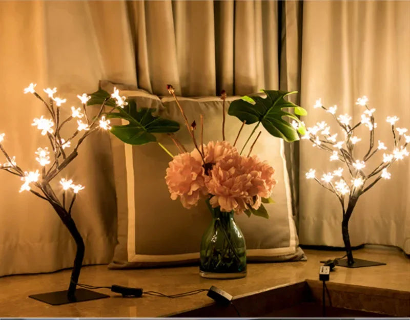 Đèn Bàn Cây Hoa Cổ Tích 24 LED