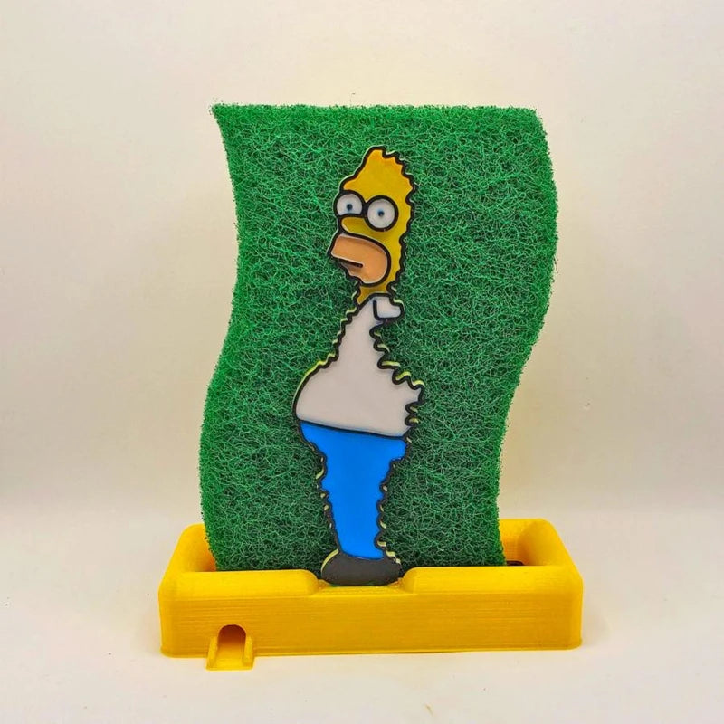 Giá Đỡ Mút Rửa Bát Hình Homer Simpson
