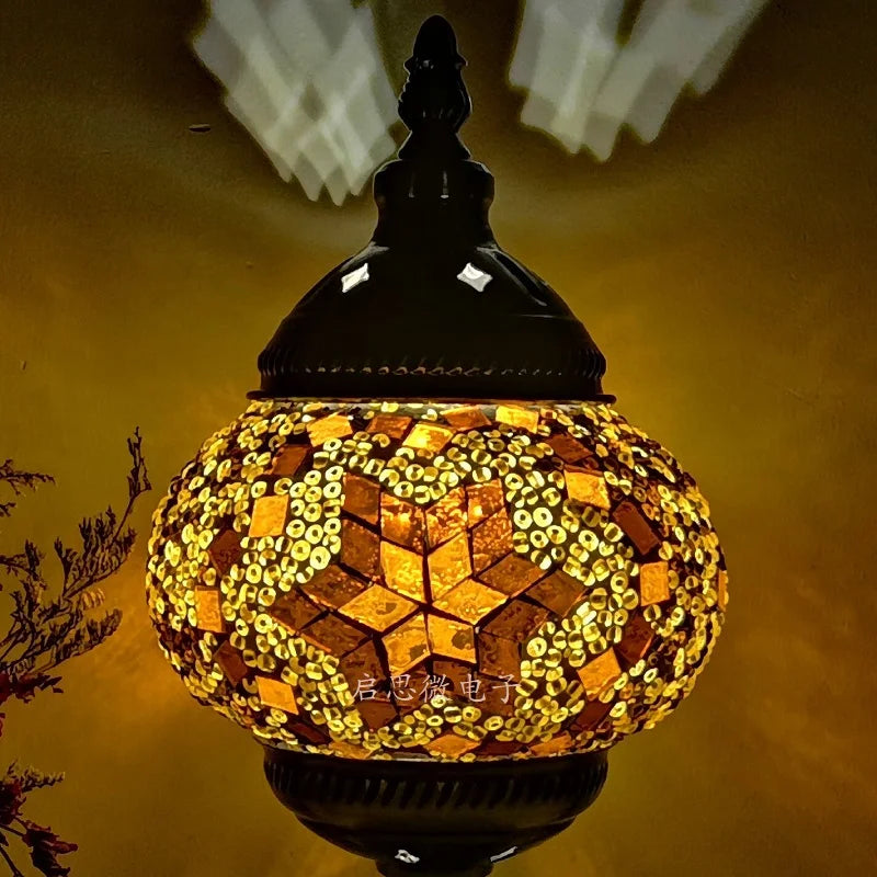 Bộ Nguyên Liệu Tự Làm Đèn Bàn Khảm Mosaic