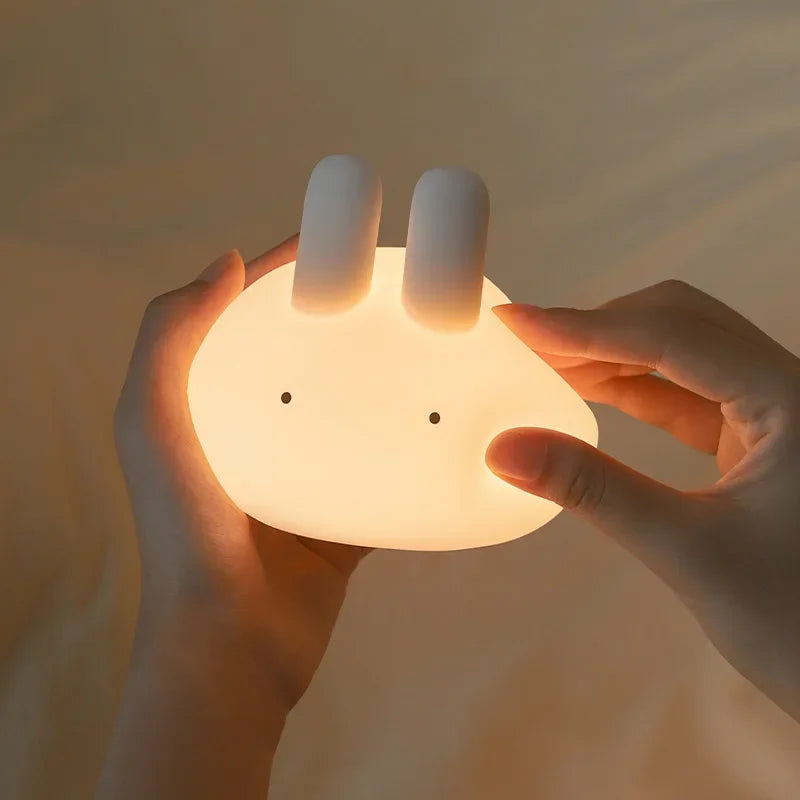 Đèn Ngủ Hình Thỏ Silicone