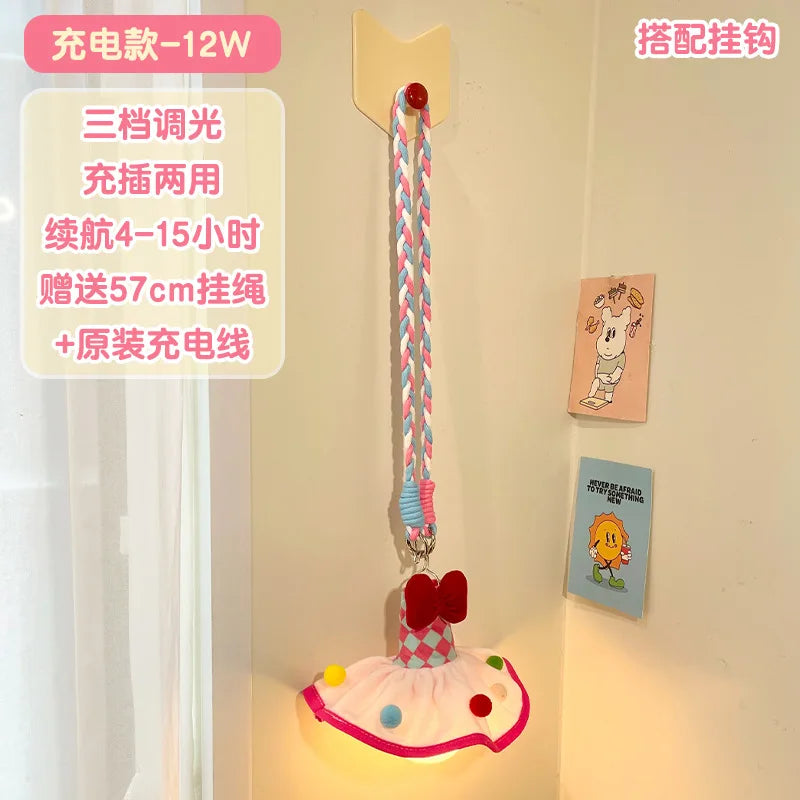 Đèn Ngủ Treo Tường Decor Hình Váy Công Chúa