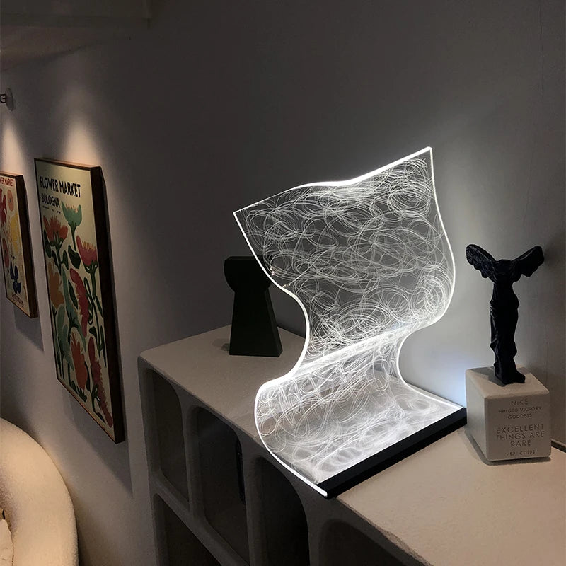 Đèn Bàn LED Acrylic