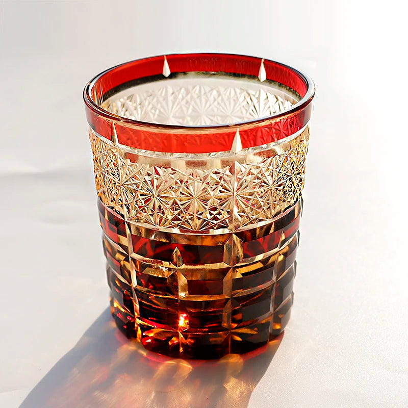 Ly Thủy Tinh Whiskey Edo Kiriko