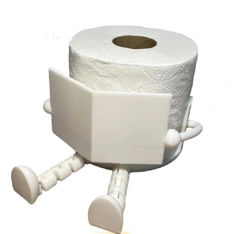 Giá Để Giấy Vệ Sinh Hình Người Đọc Báo