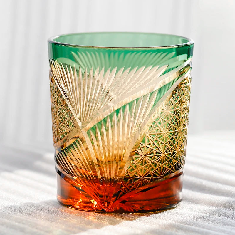 Ly Thủy Tinh Whiskey Edo Kiriko