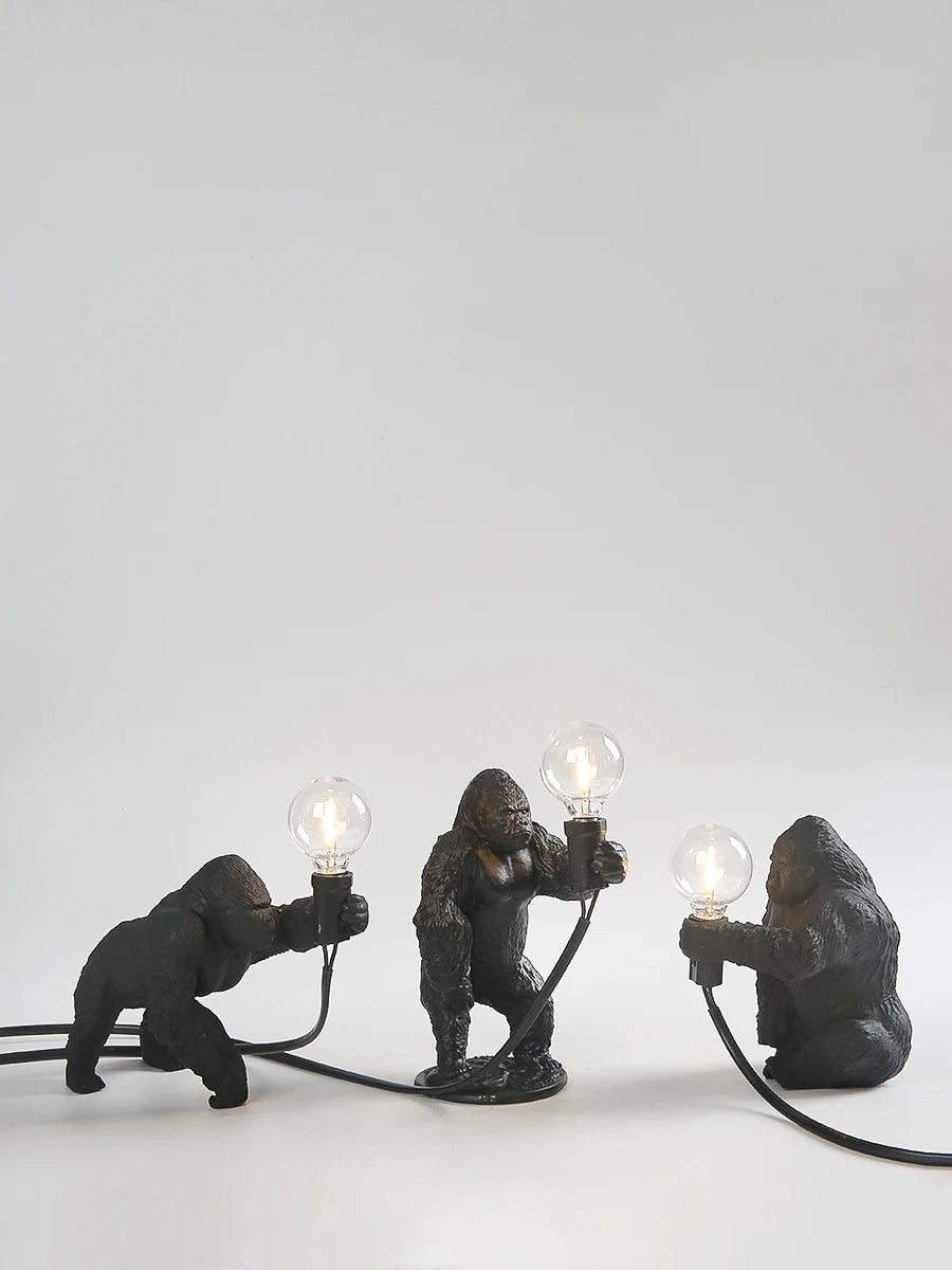 Đèn Bàn Resin Hình King Kong Nordic