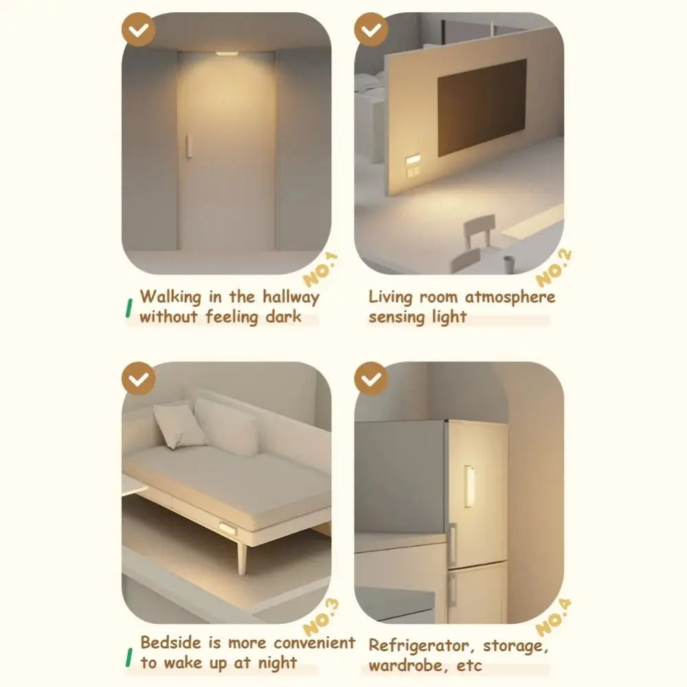 Đèn LED Dán Tường Cảm Biến Hồng Ngoại