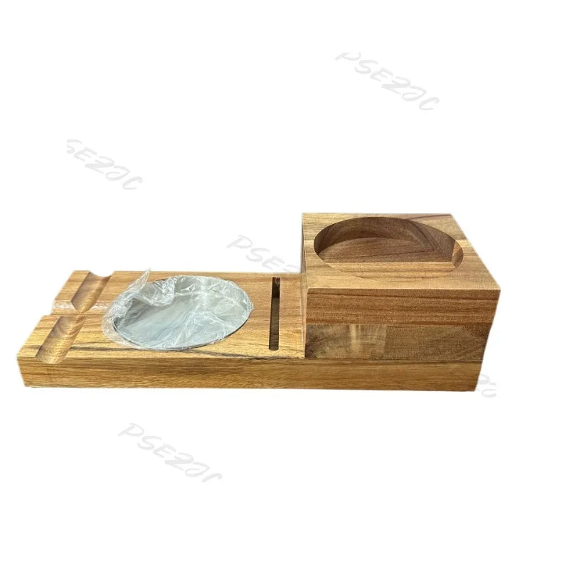Bộ Khay Gỗ Đựng Xì Gà Và Ly Whiskey Đa Năng