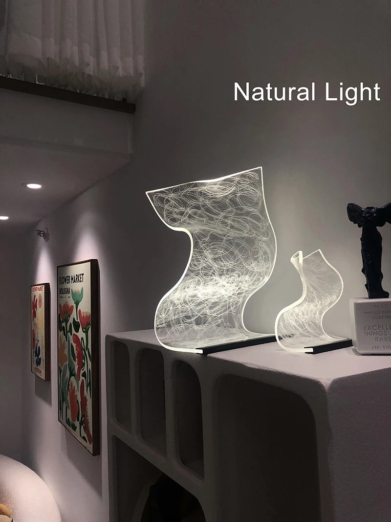 Đèn Bàn LED Acrylic