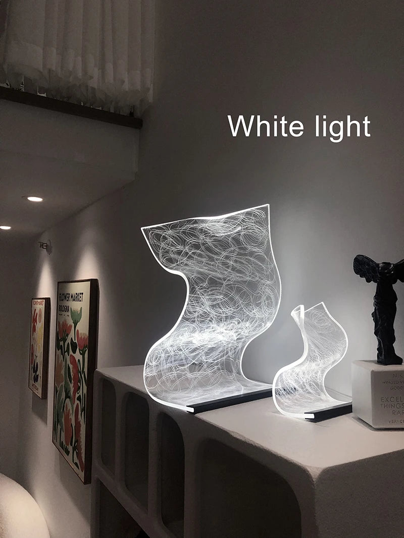 Đèn Bàn LED Acrylic
