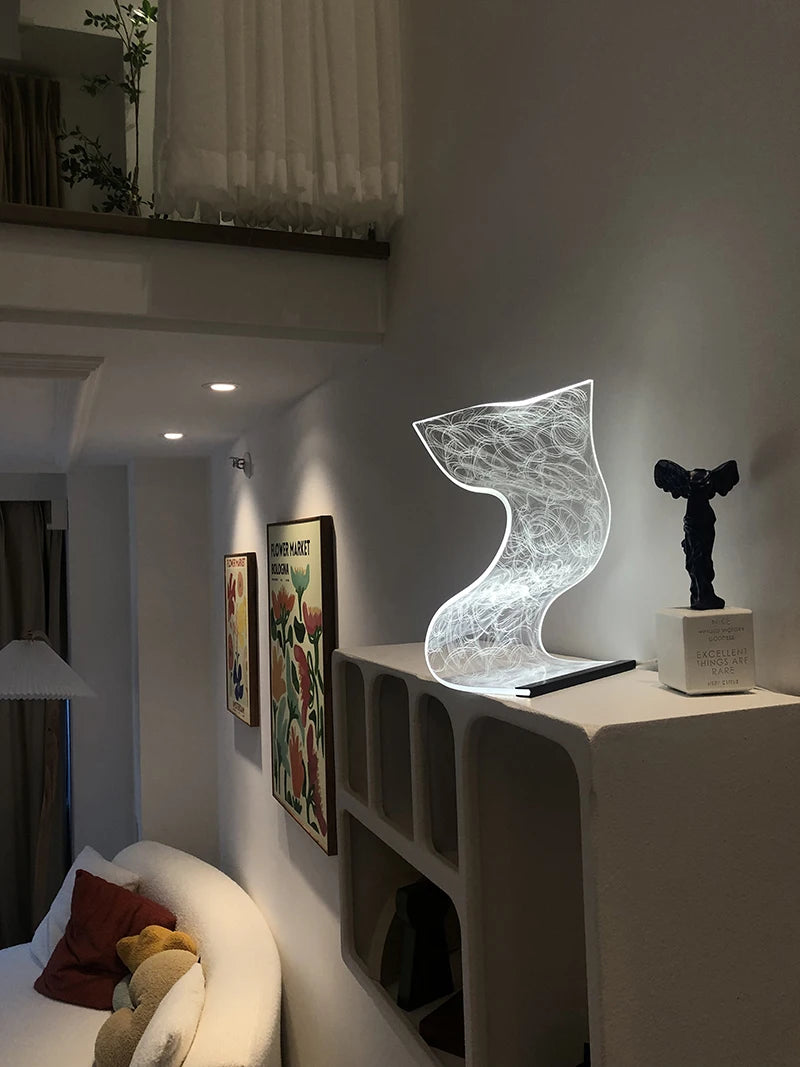 Đèn Bàn LED Acrylic