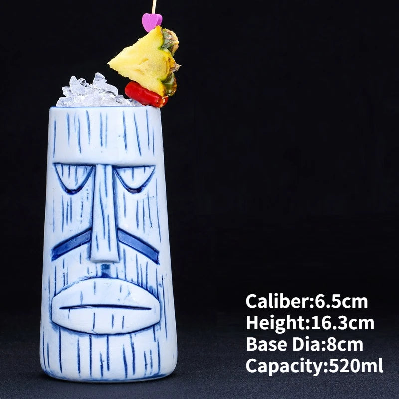 Ly Sứ Tiki Mug Moai