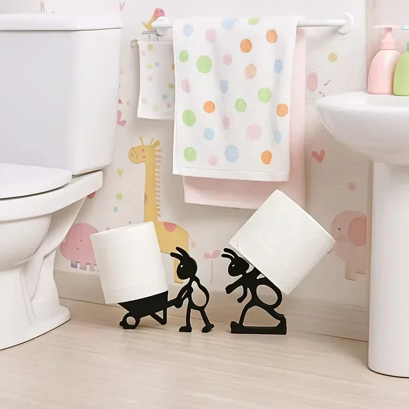 Giá Để Giấy Vệ Sinh Hình Thỏ Đẩy Xe
