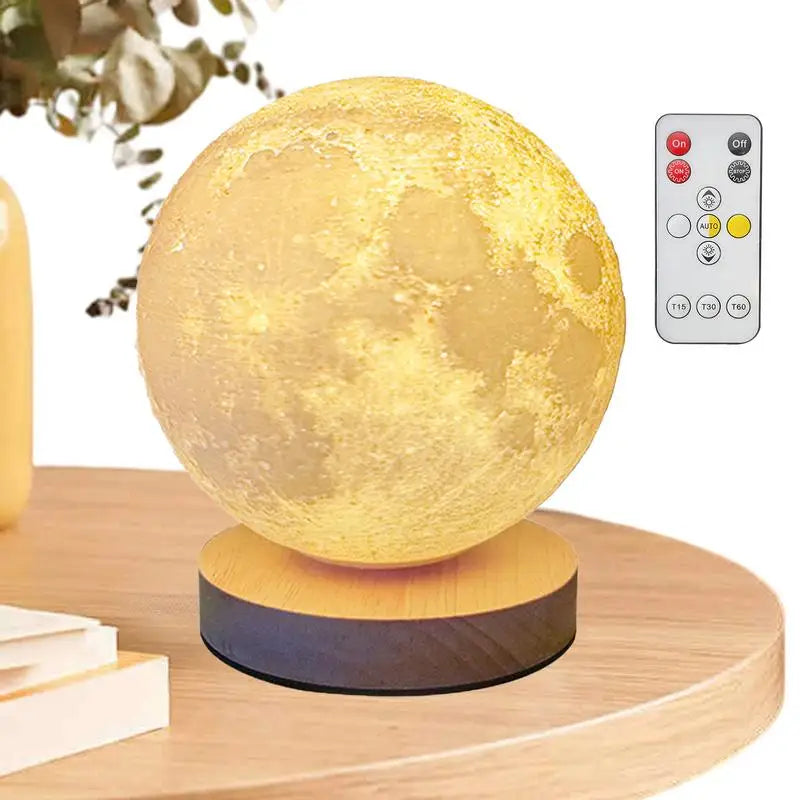 Đèn Ngủ Mặt Trăng 3D In Nổi