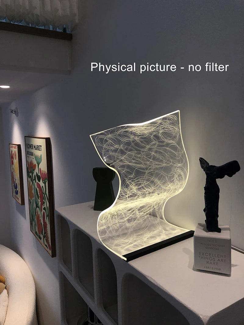 Đèn Bàn LED Acrylic