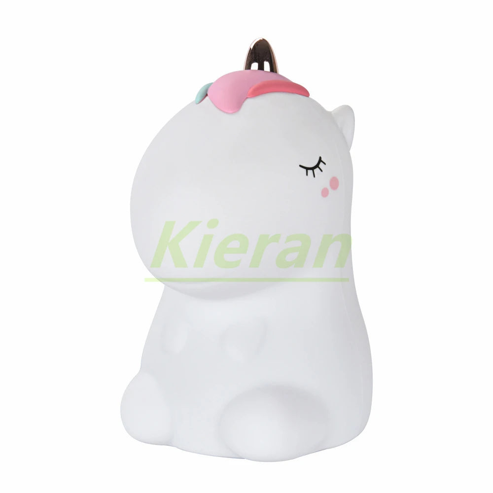 Đèn Ngủ LED Hình Kỳ Lân Silicone