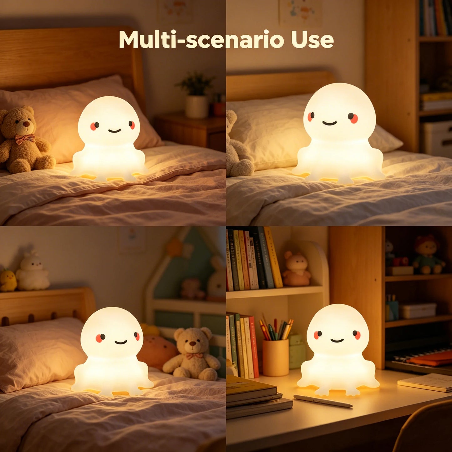 Đèn Ngủ LED Hình Ếch Silicone