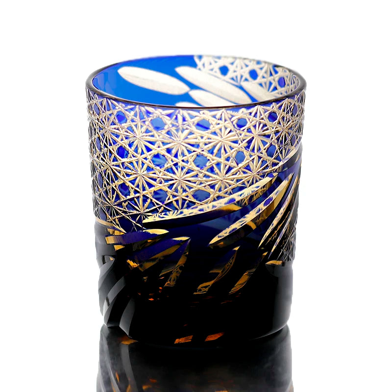 Ly Thủy Tinh Whiskey Edo Kiriko