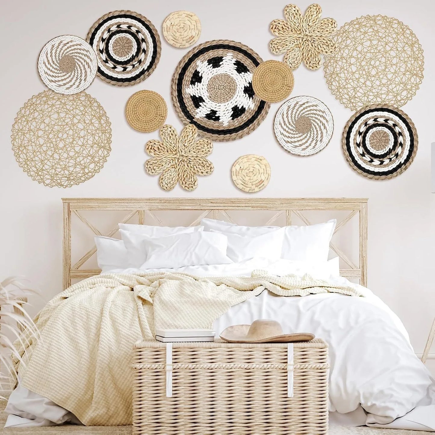 Đồ Treo Tường Boho Bằng Cỏ Tự Nhiên