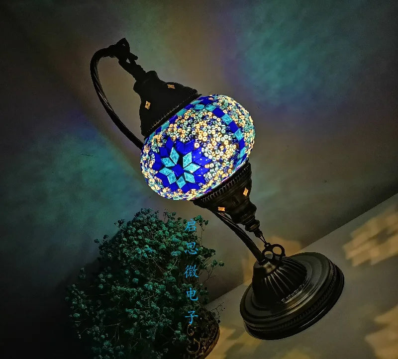 Bộ Nguyên Liệu Tự Làm Đèn Bàn Khảm Mosaic