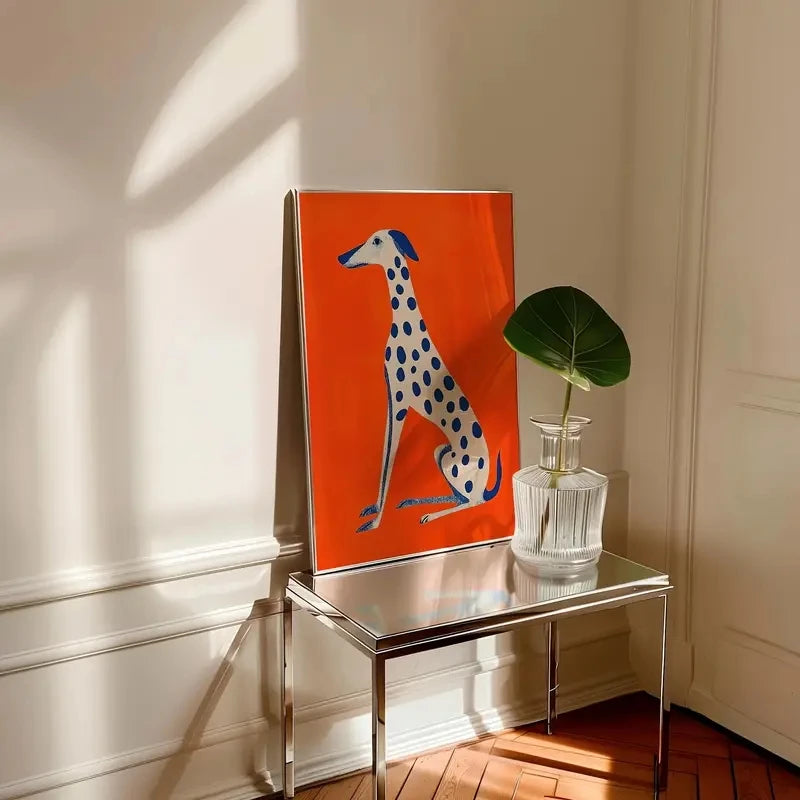 Tranh Canvas Nghệ Thuật Trừu Tượng Dalmatian Dopamine