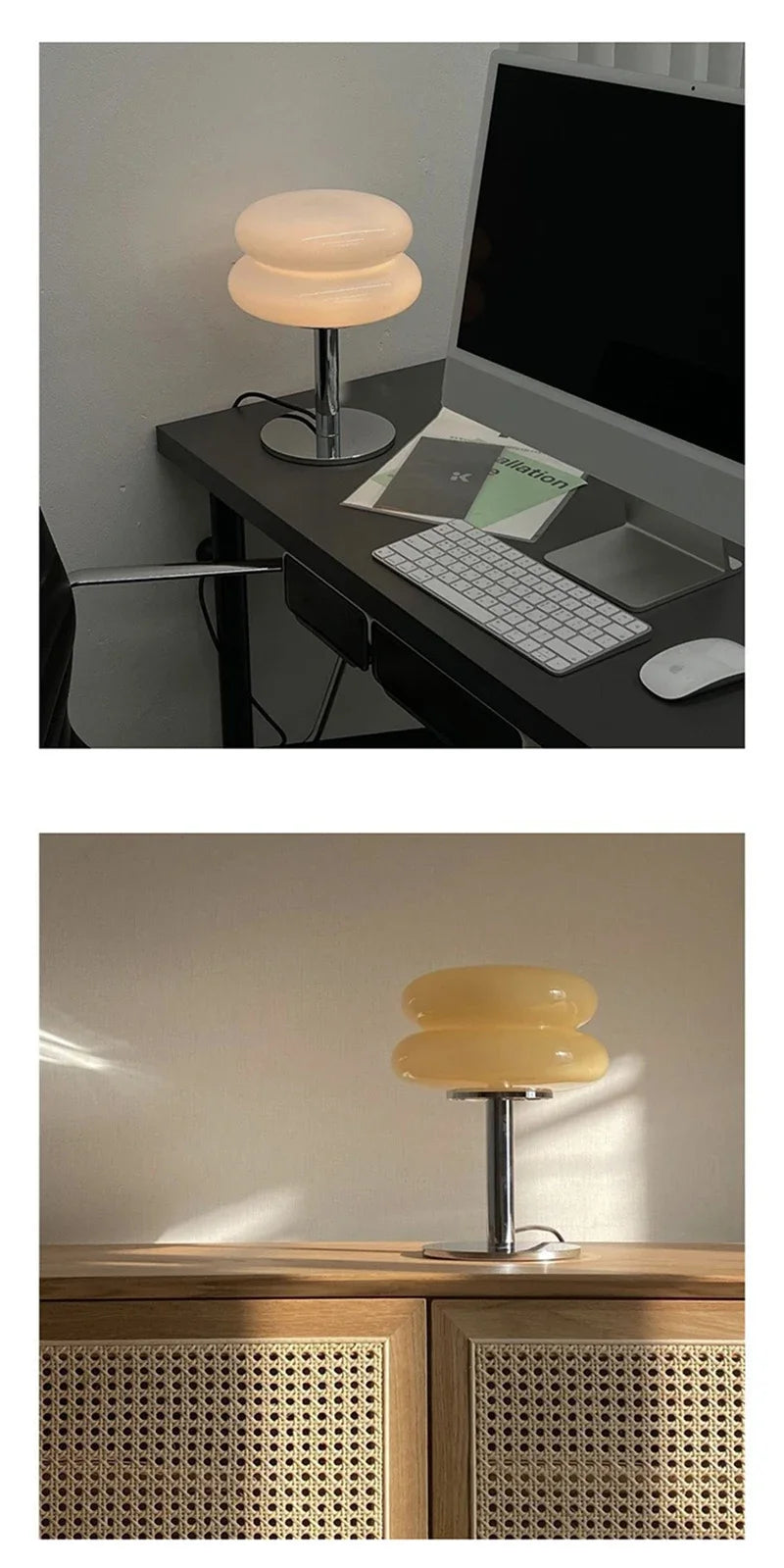 Đèn Bàn LED Phong Cách Bắc Âu
