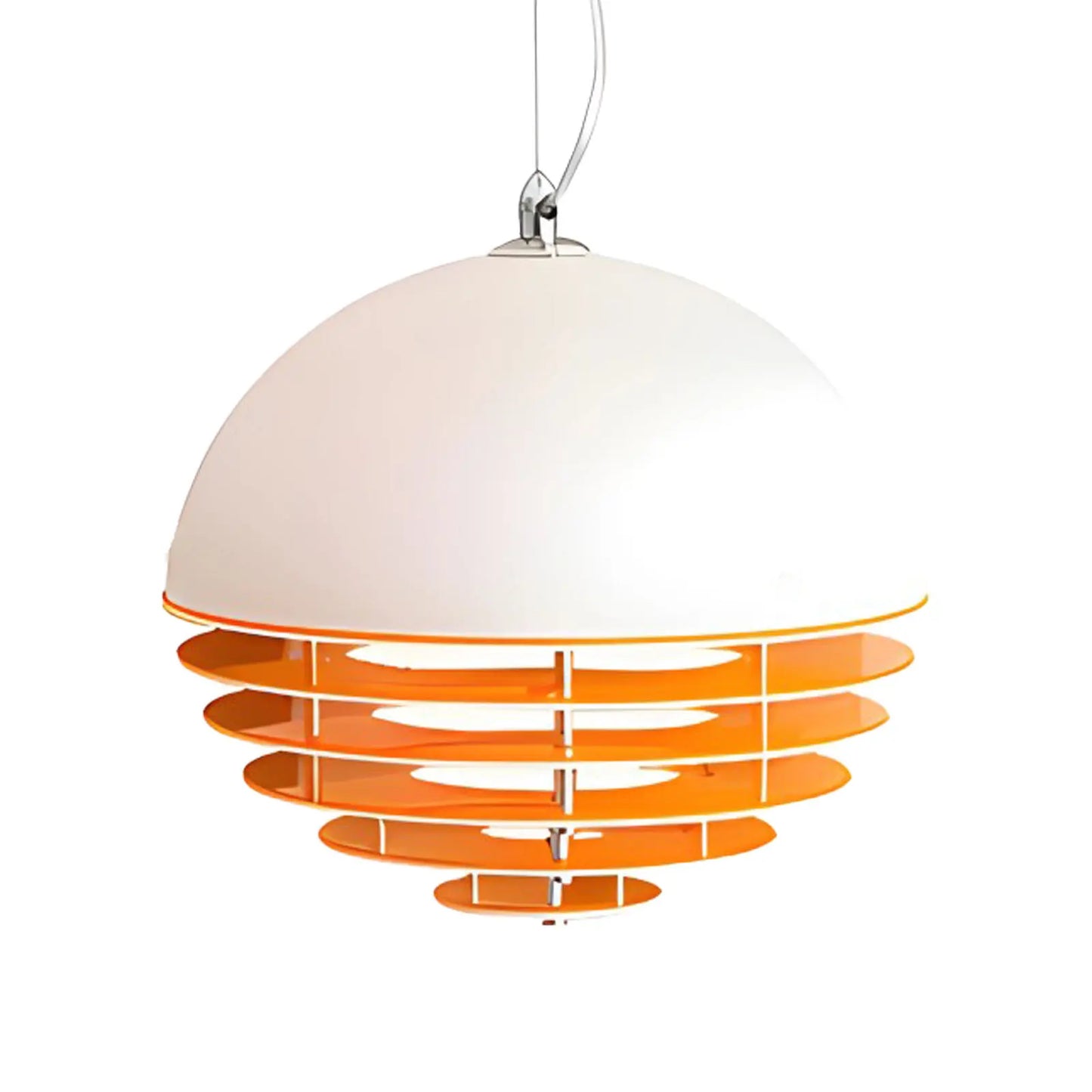 Đèn Thả Trần Bauhaus Retro Màu Cam Hoàng Hôn