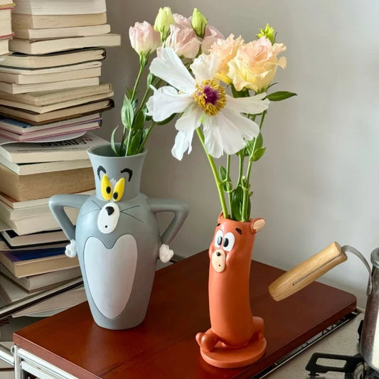 Bình Hoa Mô Hình Tom & Jerry