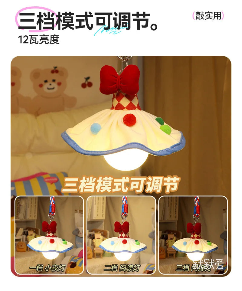Đèn Ngủ Treo Tường Decor Hình Váy Công Chúa