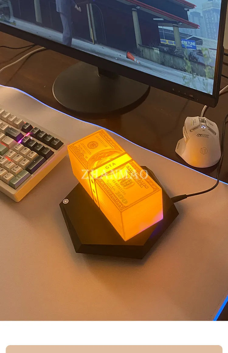 Đèn Ngủ Đô La Bay Từ Tính