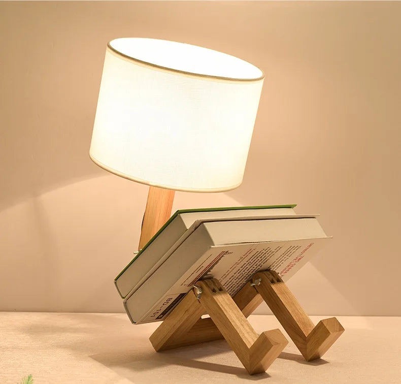 Đèn Bàn Hình Robot Có Thể Điều Chỉnh