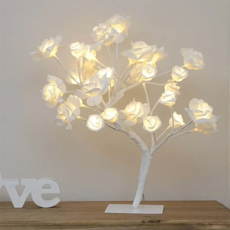 Đèn Bàn Cây Hoa Cổ Tích 24 LED