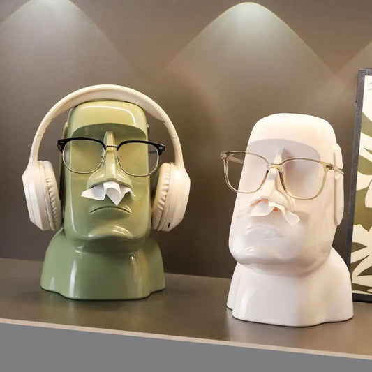 Hộp Đựng Giấy Hình Tượng Đá Moai