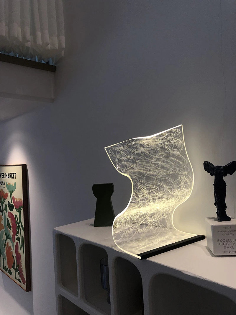 Đèn Bàn LED Acrylic