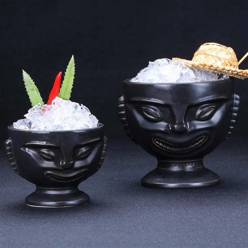 Ly Sứ Tiki Mug Moai