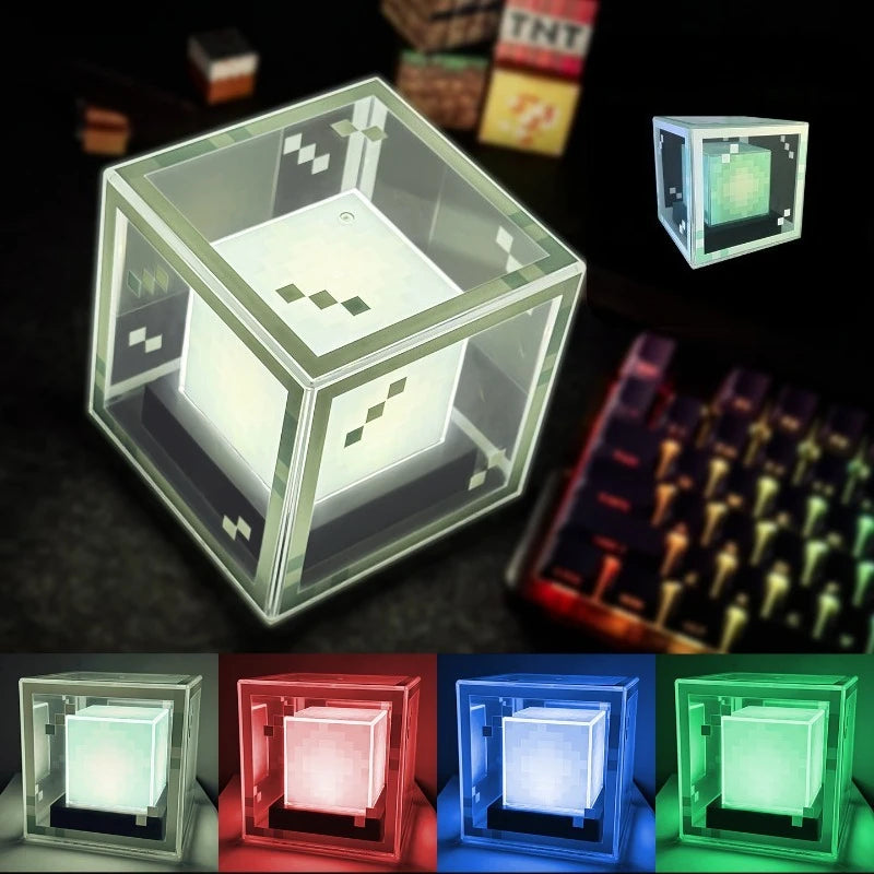 Đèn Ngủ LED Khối Pixel